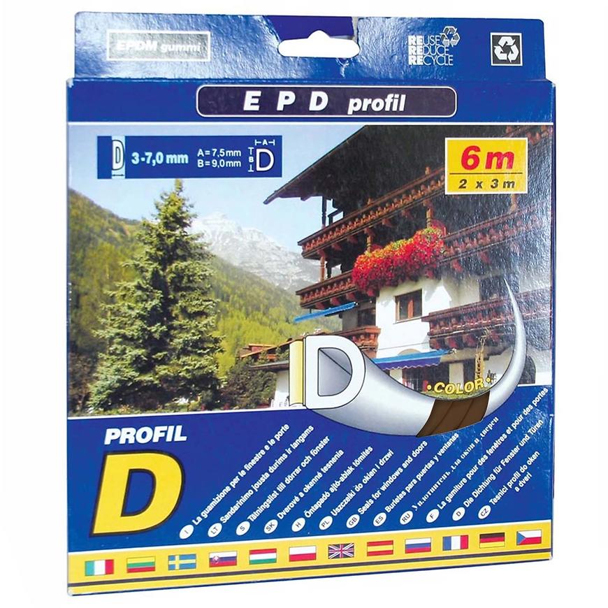 Těsnění D6 hnědé GUM-SILL