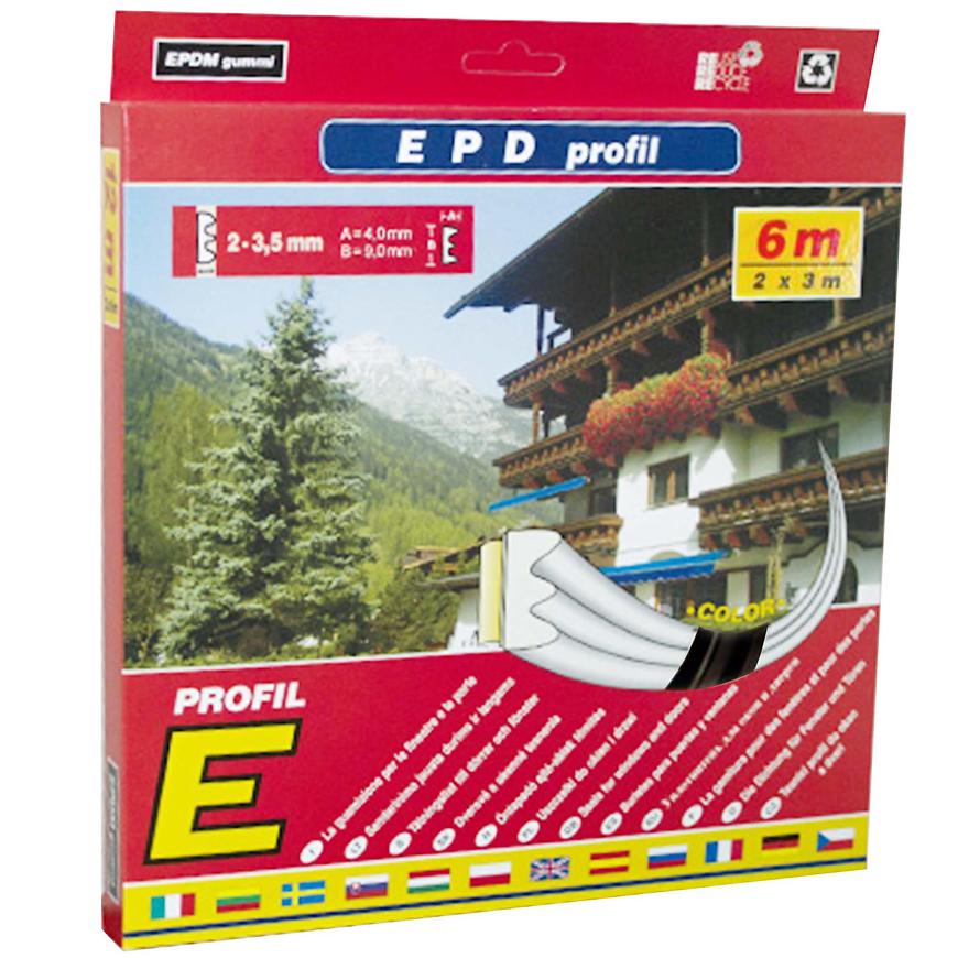 Těsnění E6 hnědé GUM-SILL