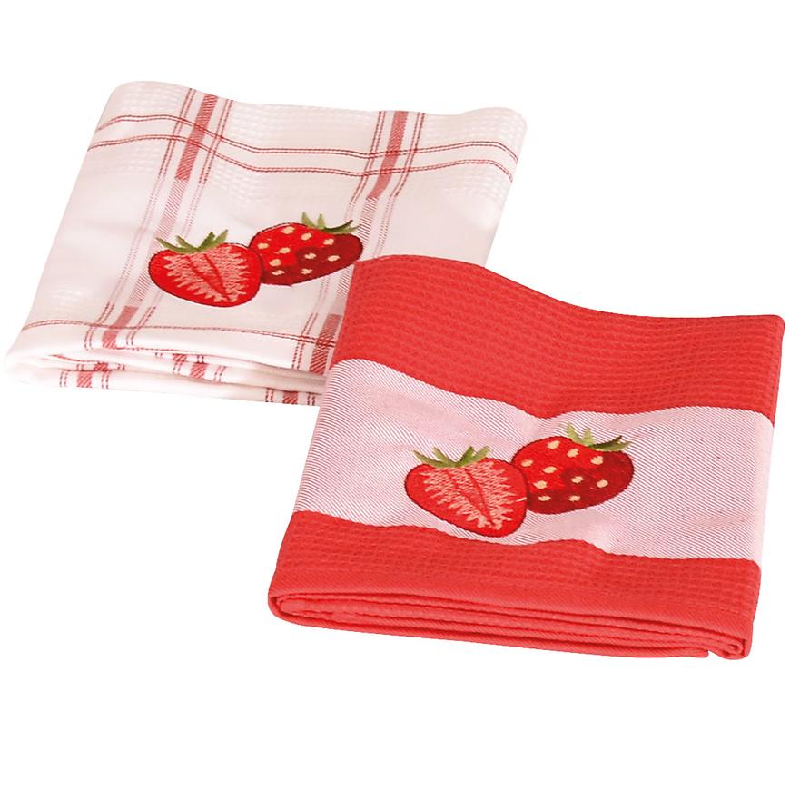 Utěrka jahody 45x70 set 2 ks VESNA