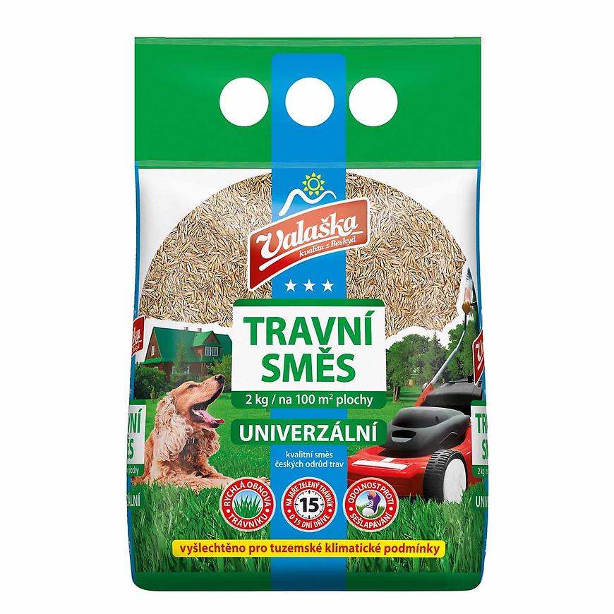 Valaška - trávní směs univerzální 2 kg BAUMAX