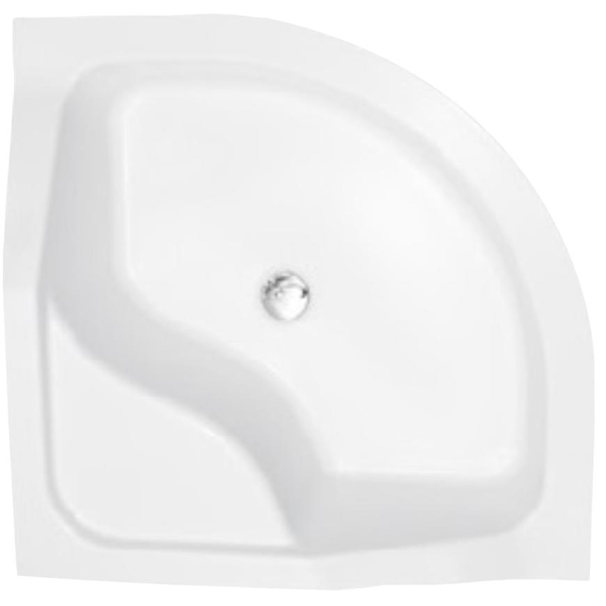 Vanička čtvrtkruhová Oliver II 90/90/21/28 BESCO