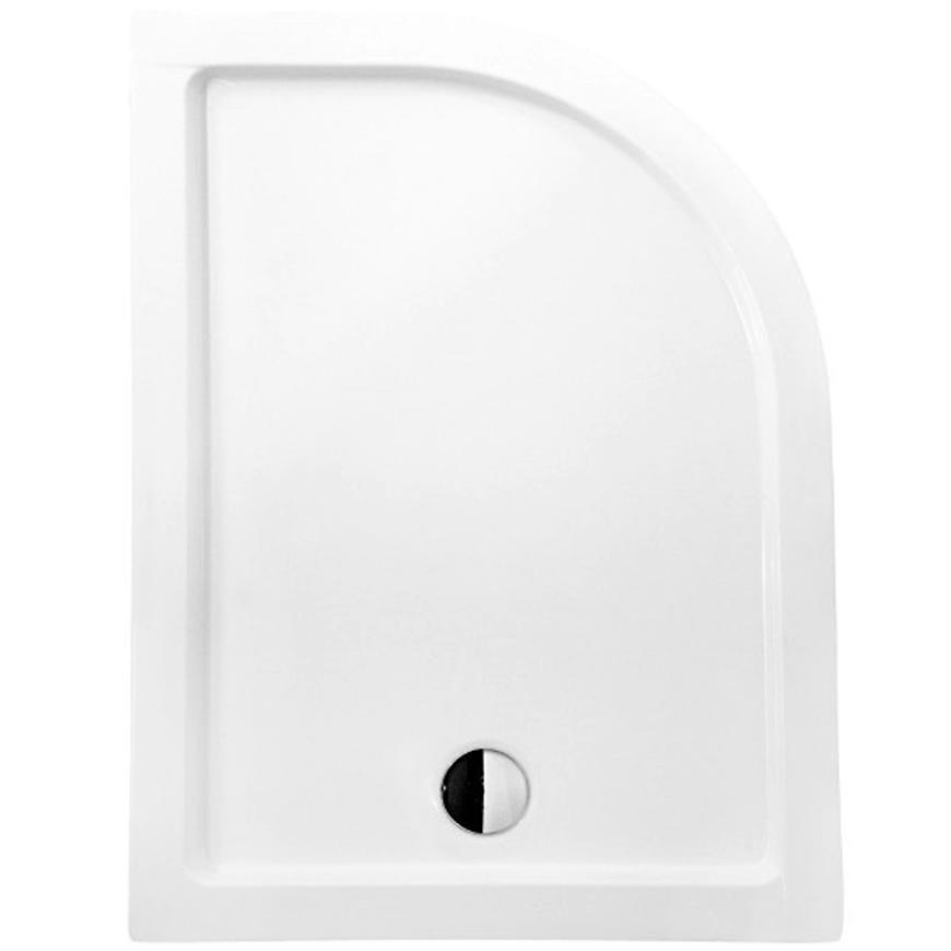 Vanička čtvrtkruhová Saturn 120/90/4/16 levá BESCO