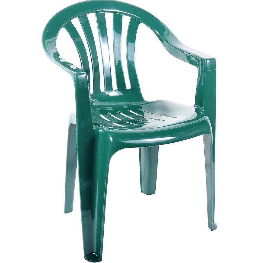 Zahradní křeslo Cyrkon nízké opěradlo zelené BAUMAX