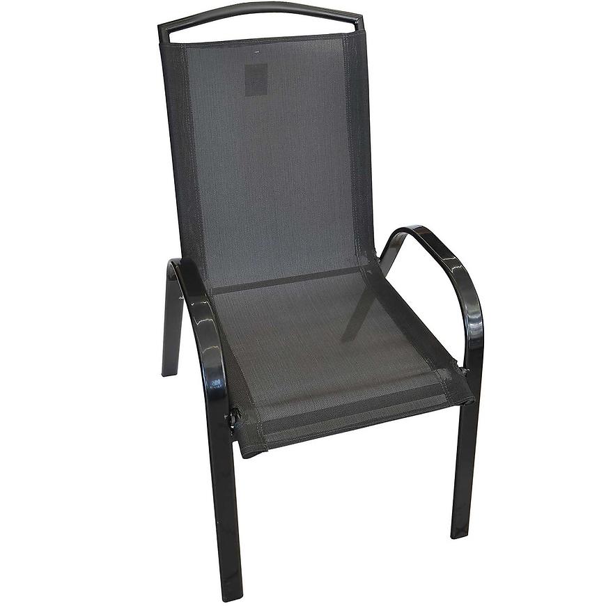Zahradní křeslo černé k3031f01 BAUMAX