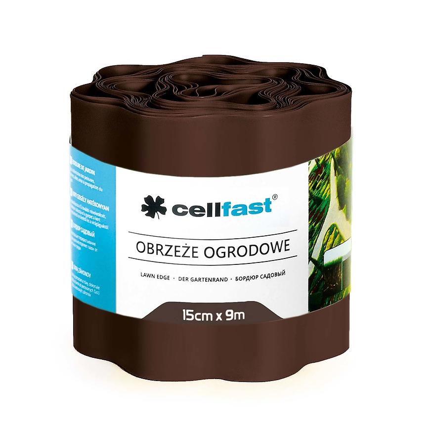 Zahradní obrubník hnědý 15X9M 30-012