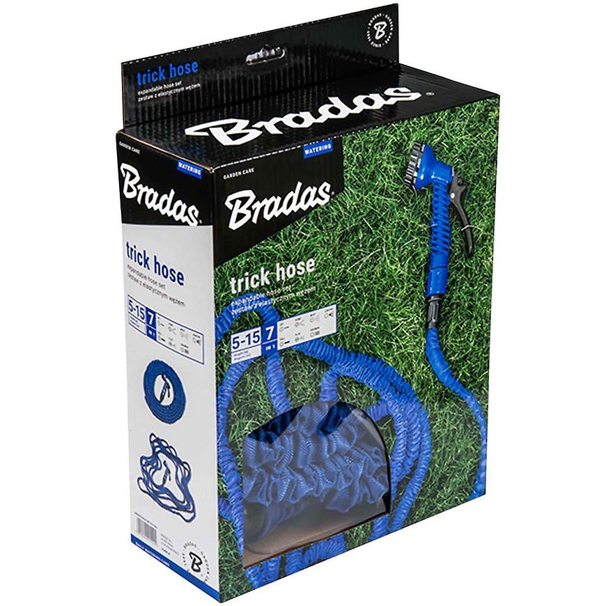 Zahradní set trick hose 5-15m modrý BAUMAX