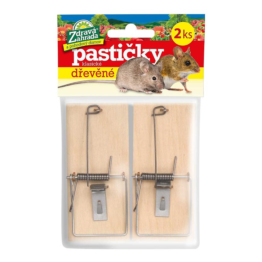 Zdravá zahrada pastička na myši – dřevěná 2 ks BAUMAX