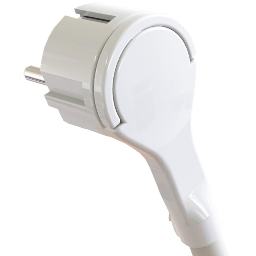 Zástrčka ultra plochá bílá 12831 BAUMAX