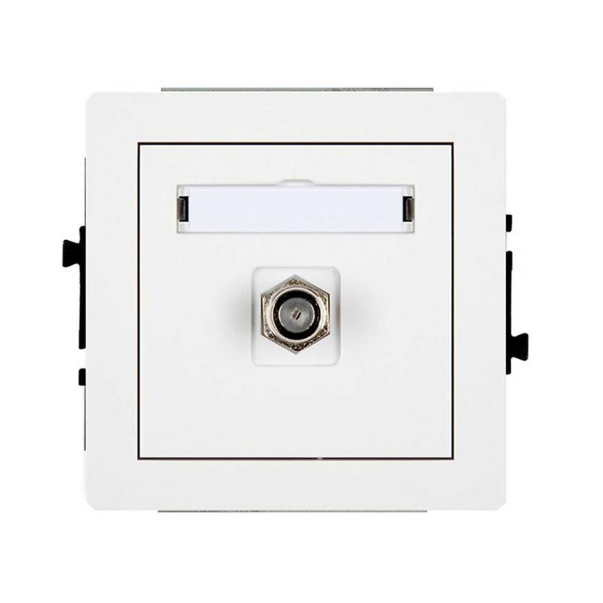 Zásuvka satelitní bílá BAUMAX