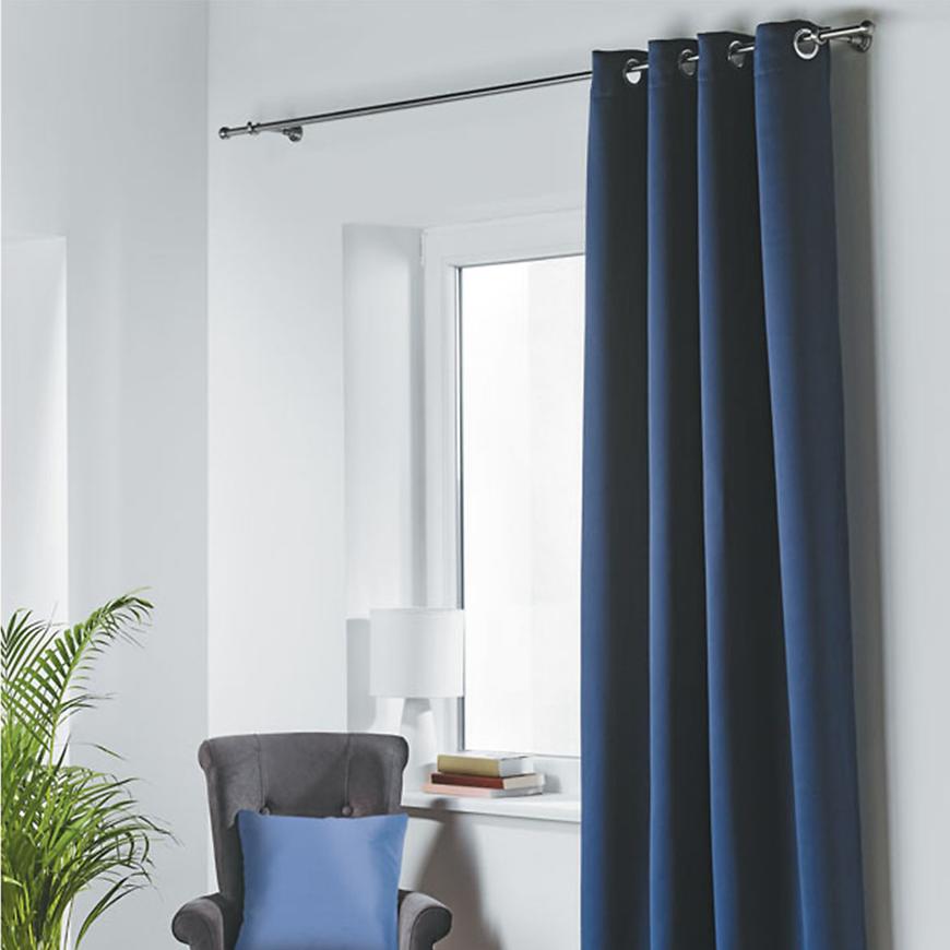 Závěs 140x245 Black-out modrá VESNA