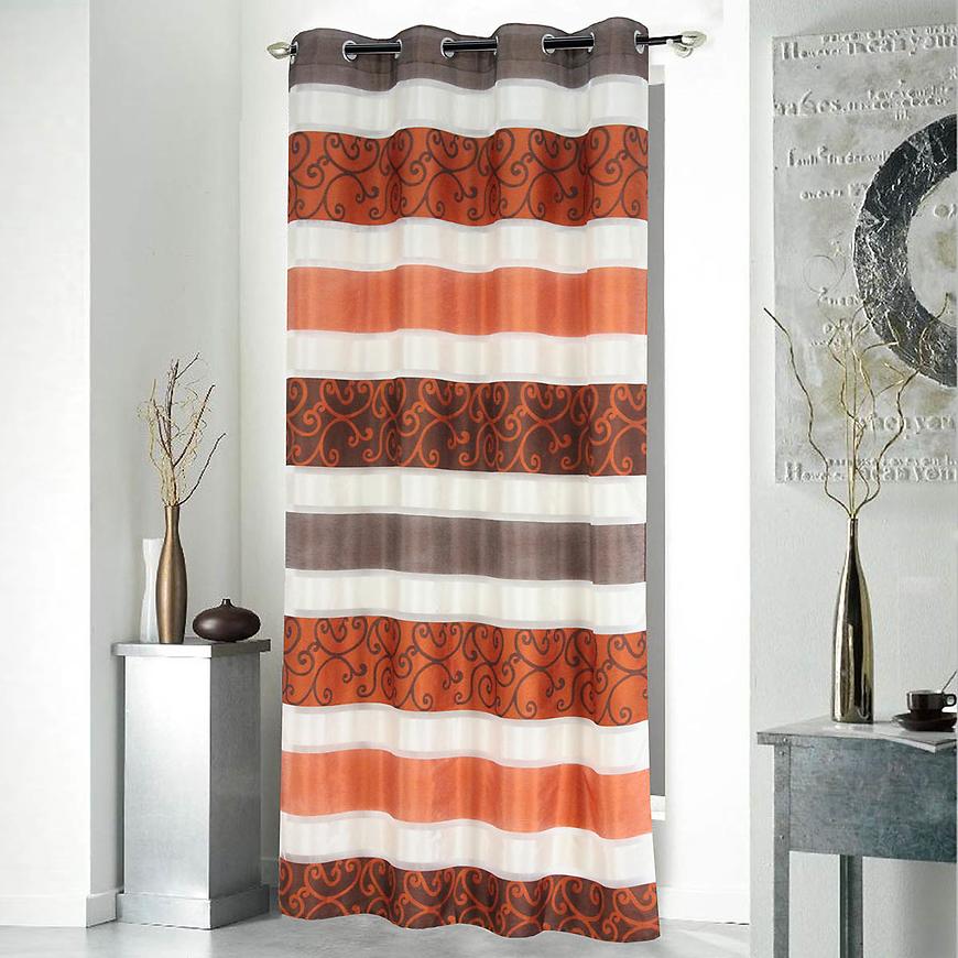 Závěs S Kroužky 14042/Akita 140x250 Oranžový BAUMAX