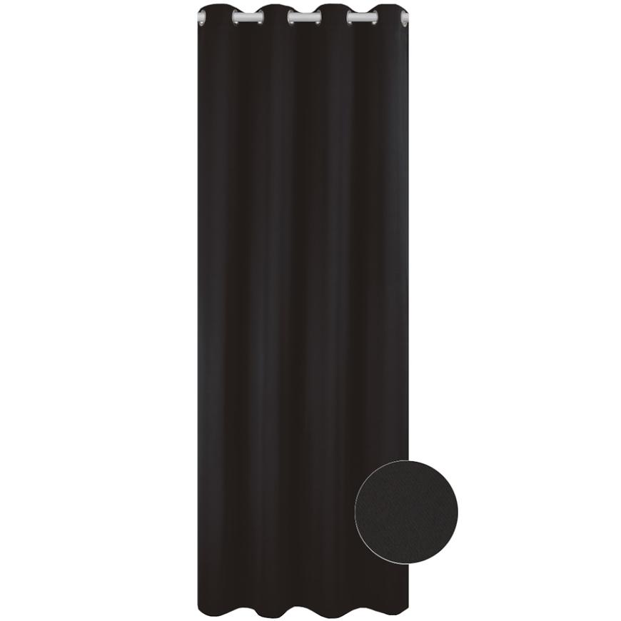 Závěs ZITA 140X250 19867 Blackout černá LASHER