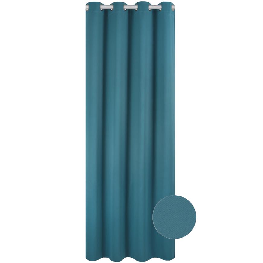 Závěs ZITA 140X250 19869 Blackout tyrkysová LASHER