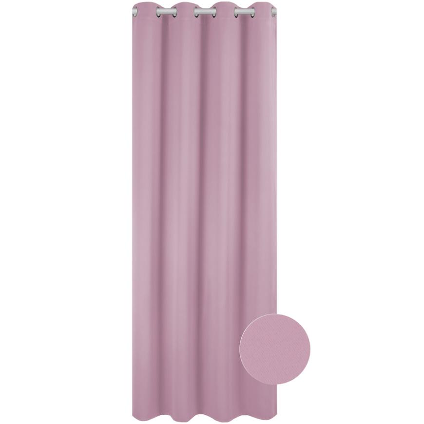 Závěs ZITA 140X250 19870 Blackout růžová LASHER