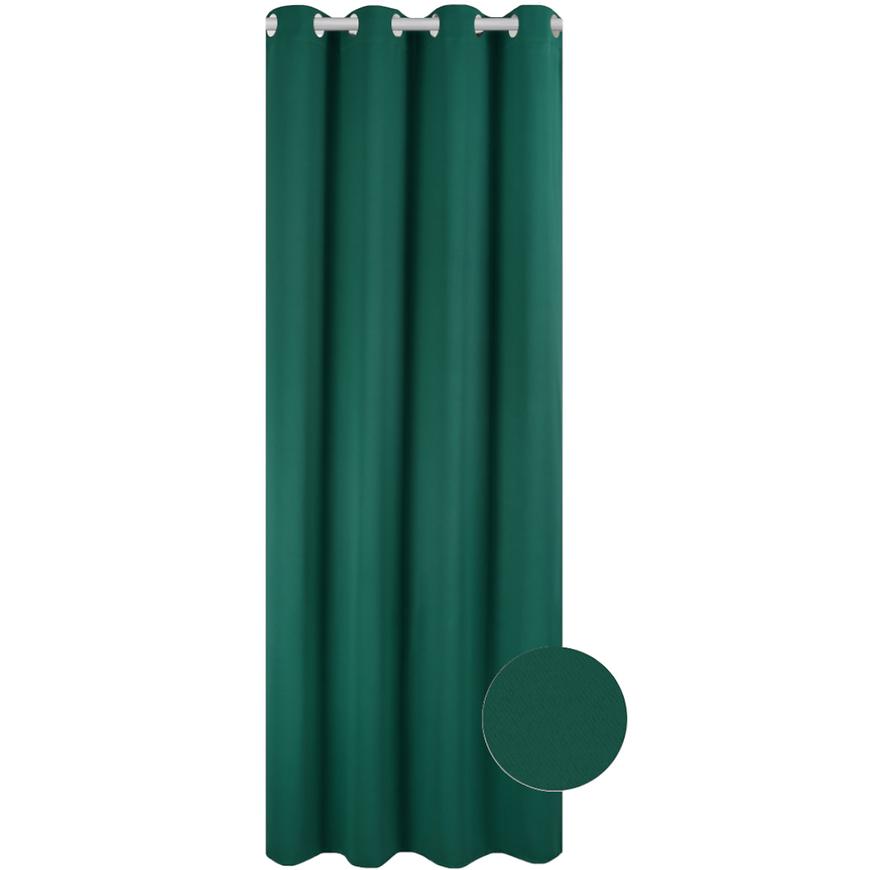 Závěs ZITA 140X250 19871 Blackout zelená LASHER