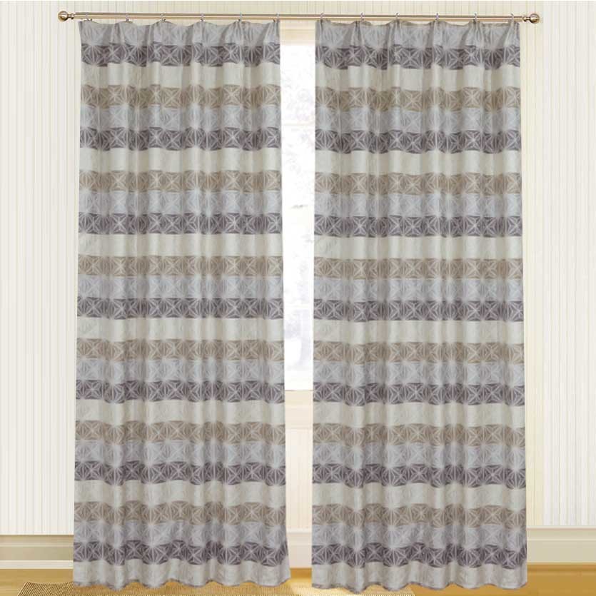 Závěs na řasící pásce X431/1/135x250/hnědá BAUMAX