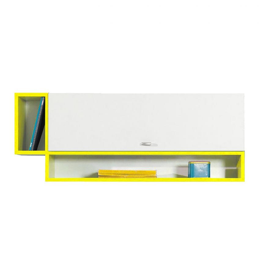 Závěsné skříňky Mobi Mo-13 - bílá/žlutá BAUMAX