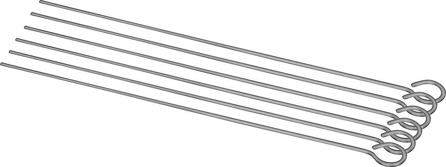 Špejle na špízy 6 ks 17025