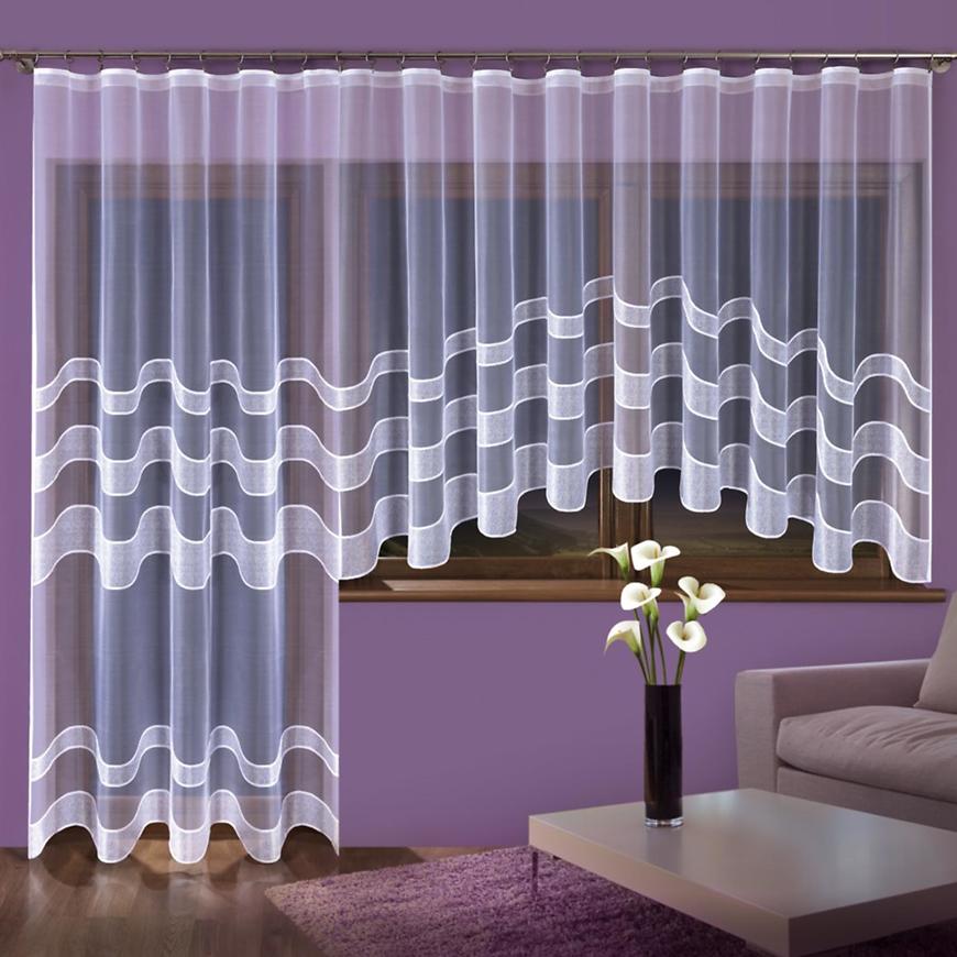 Žakárová záclona CYNTIA/E635/300X160 BAUMAX