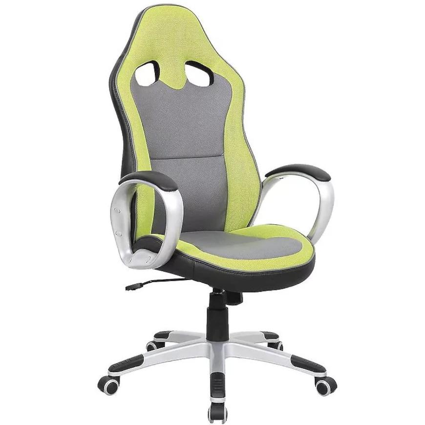 Židle CX0521m šedá pu026/ zelená c10 BAUMAX