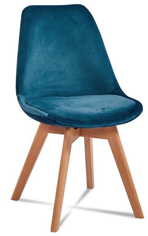 Židle Dioro samet námořnická modř BAUMAX