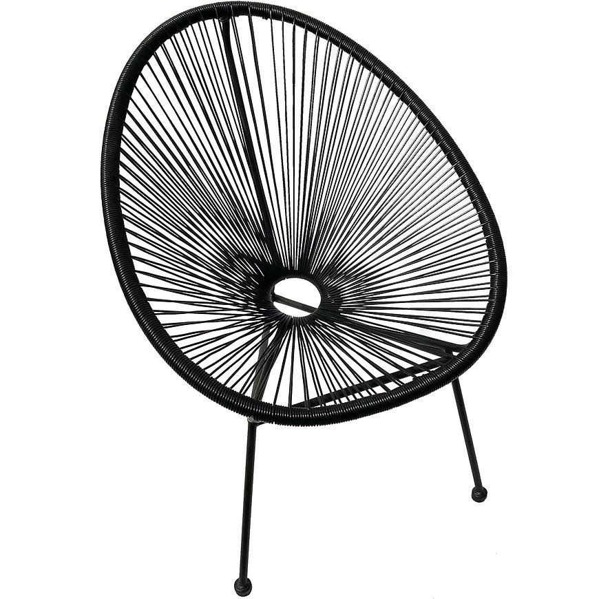 Židle Ibiza Tg0130c-31. Černá barva BAUMAX