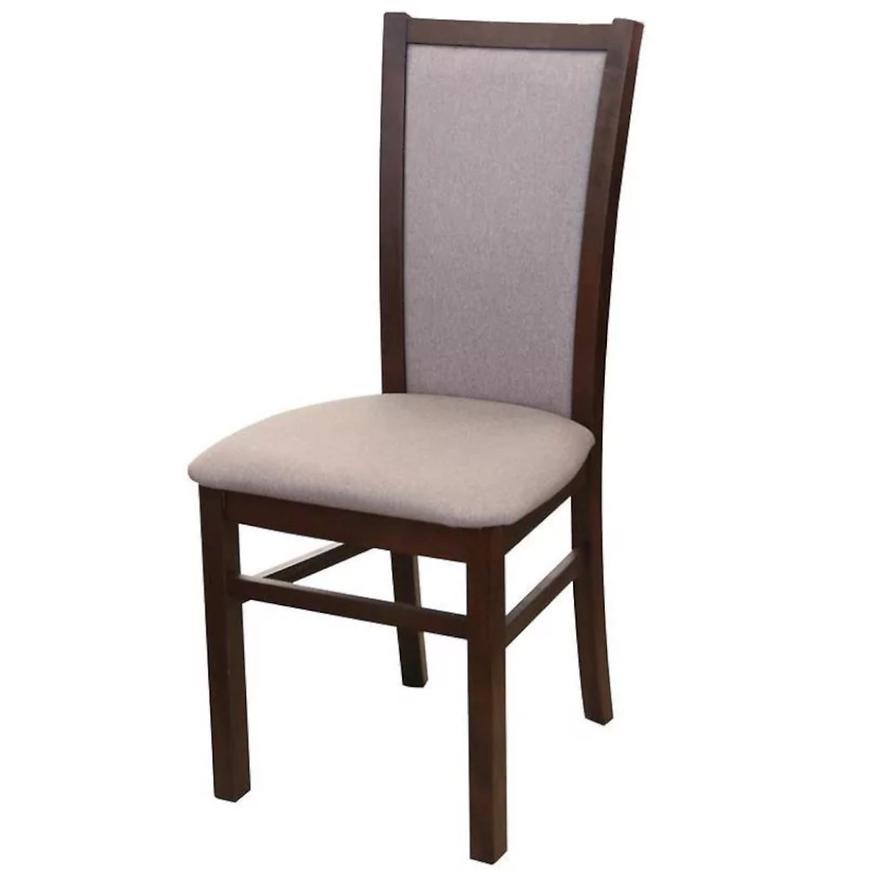 Židle čalouněná 760 Etna 15 tmavý ořech BAUMAX