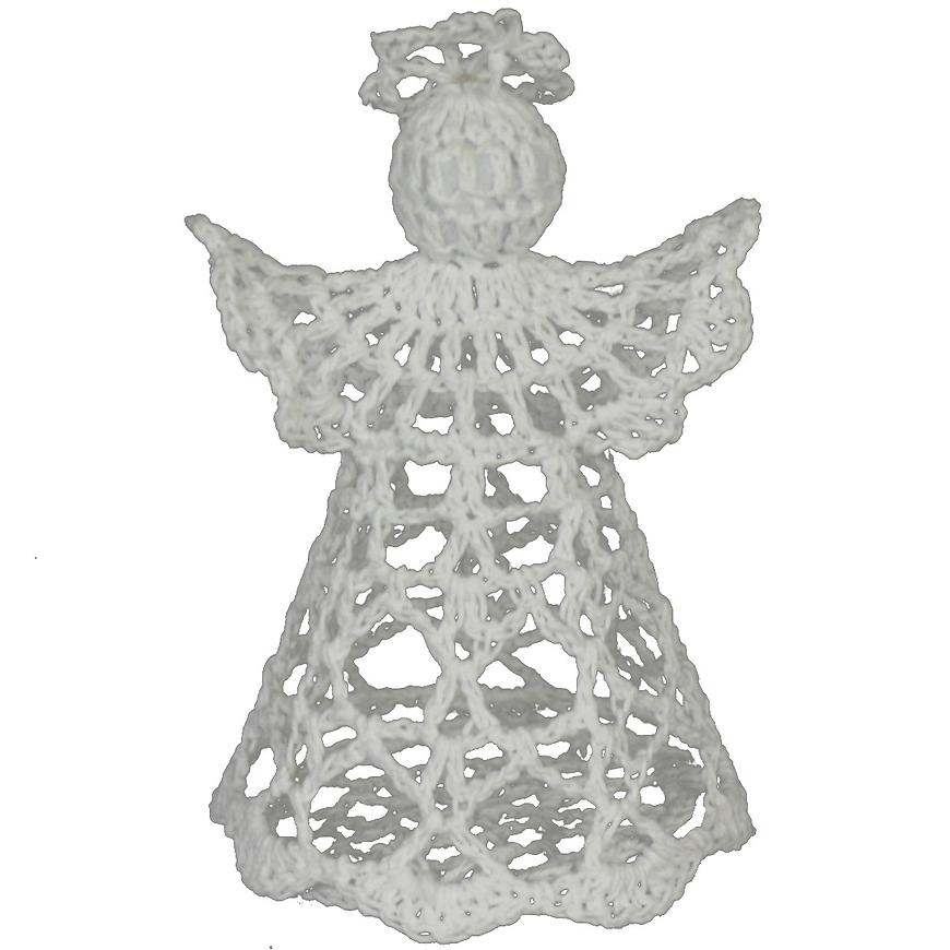 Anděl krajková 12cm 31965 BAUMAX