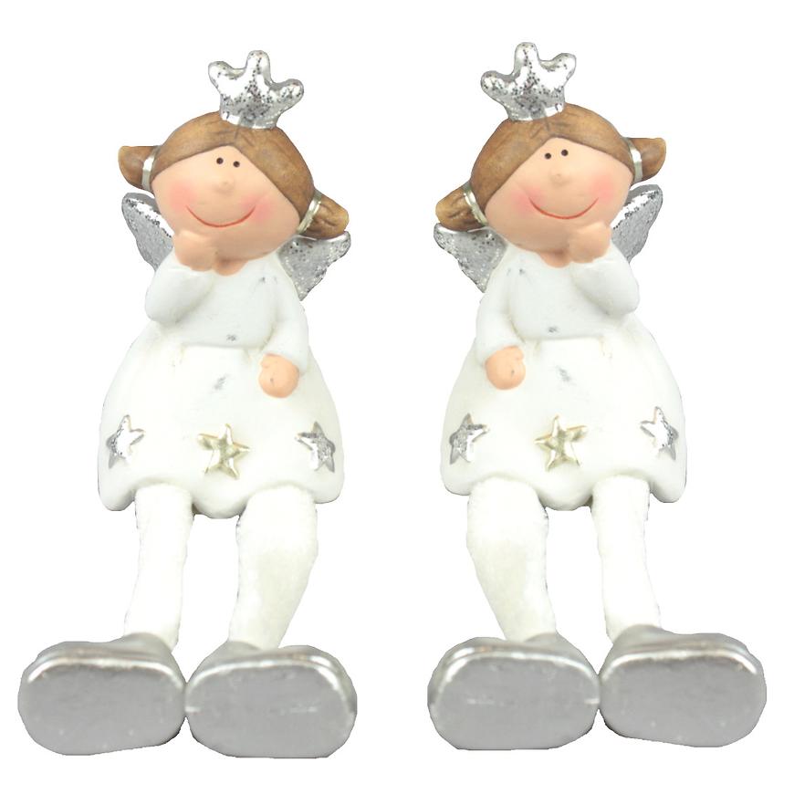 Anděl so závesnými nohami 20cm 34849 BAUMAX