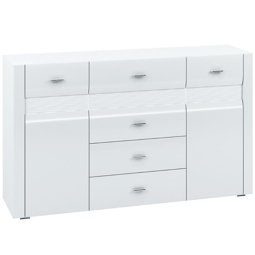 Bílá komoda Arko 159cm BAUMAX