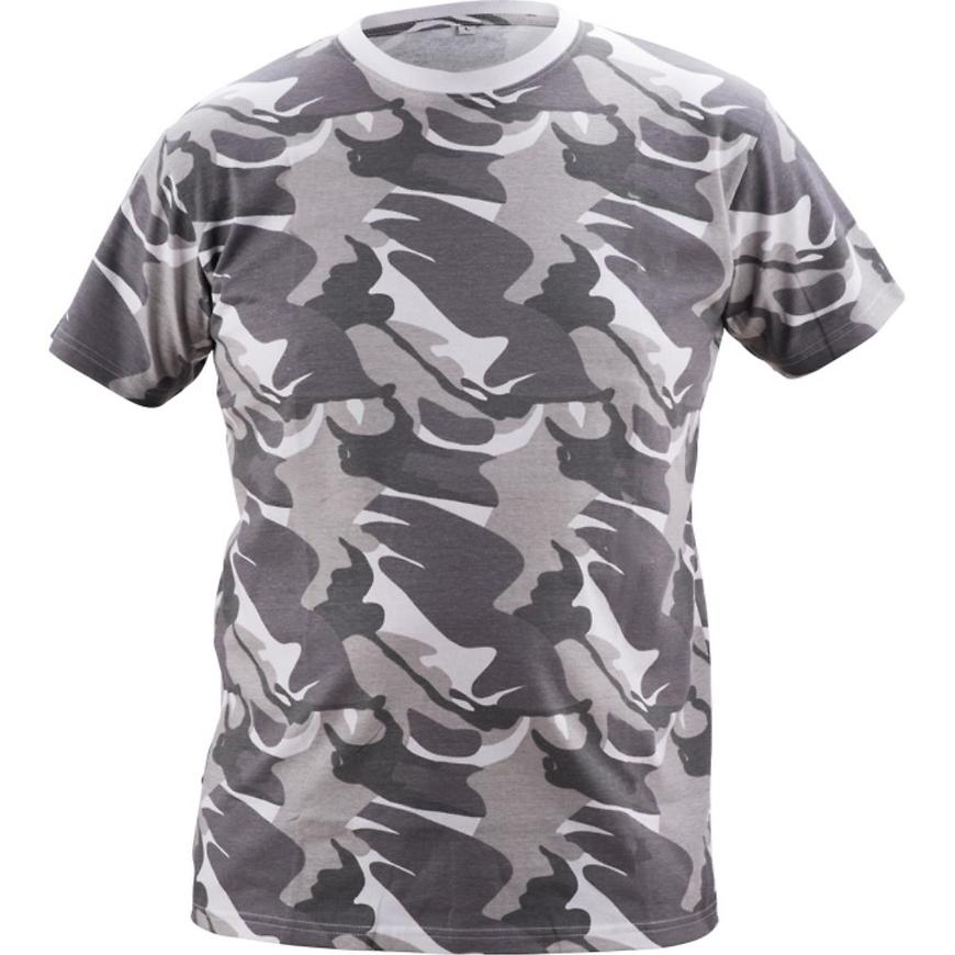 Crambe triko camouflage šedá xs CERVA