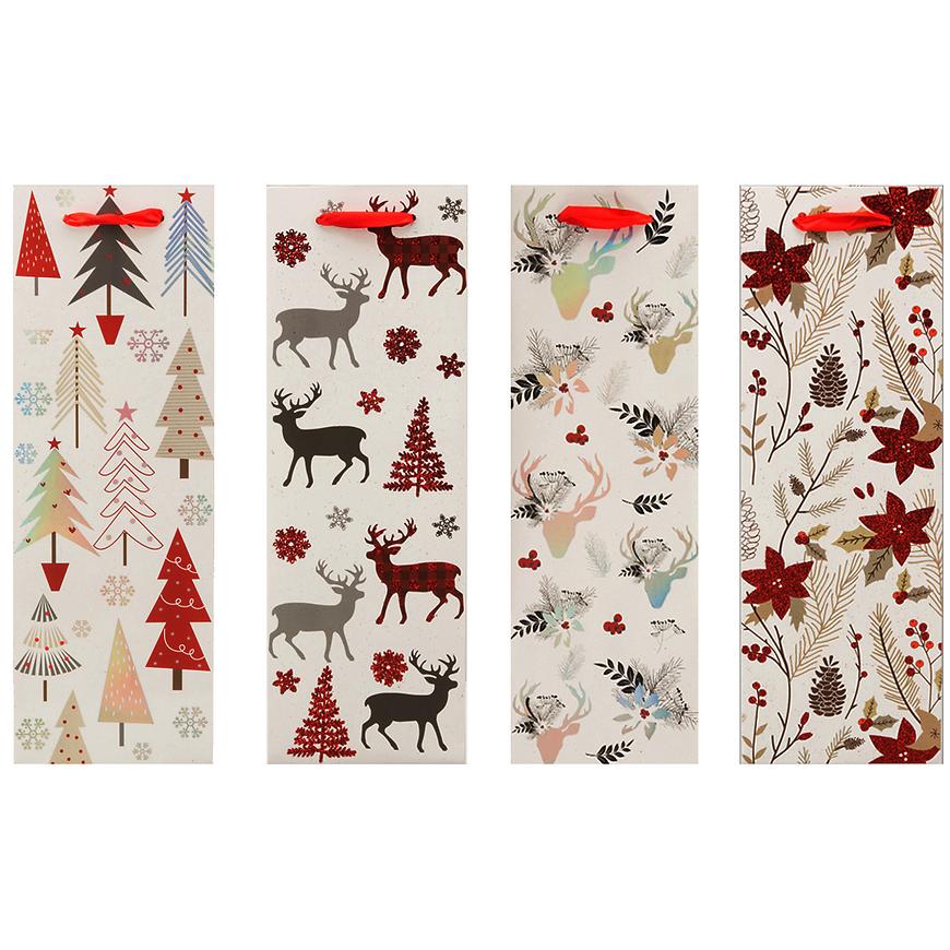 Dárková taška 35x12x10cm brokát/kov mix 39768 BAUMAX