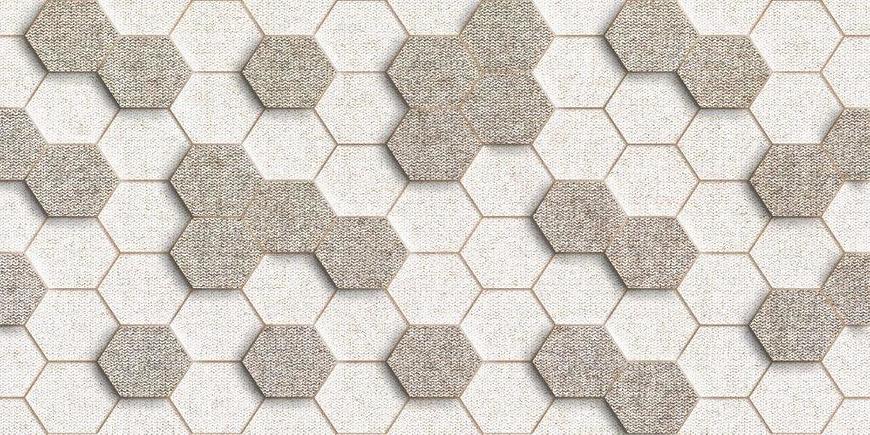 Dekor Materia Beige Hexagon 25/50 AQUA MERCADO