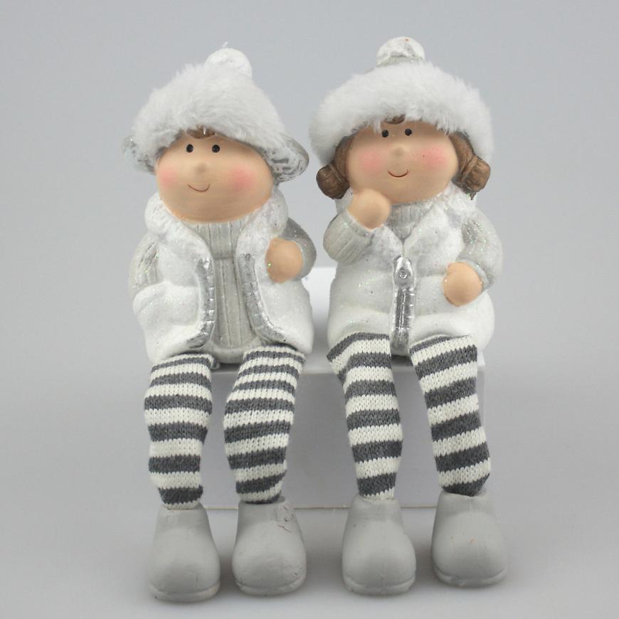 Dekorace s visícíma nohama 18 cm (různé vzory) BAUMAX