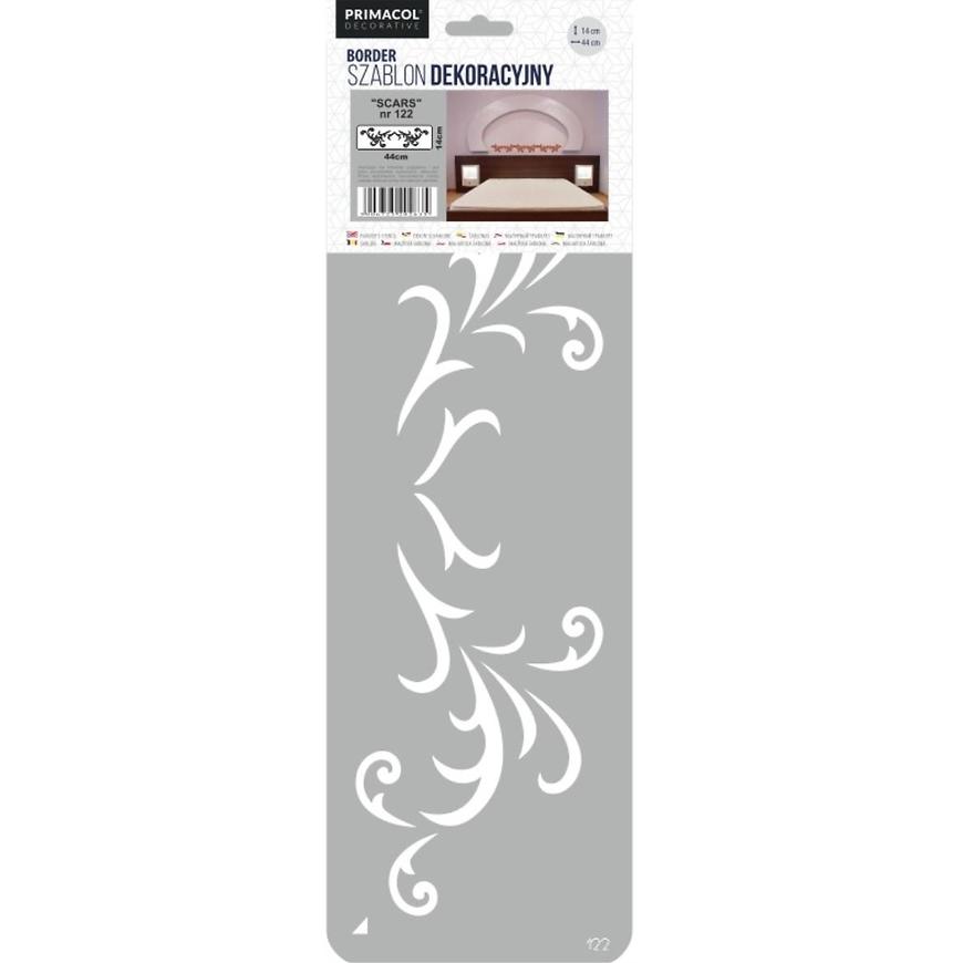 Dekorativní šablona border 122 scars BAUMAX