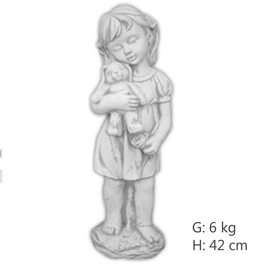 Dívka s medvídkem h-42