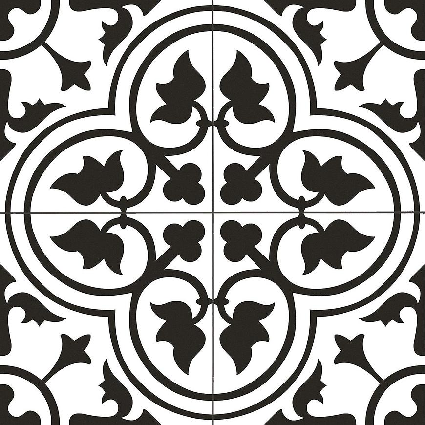 Dlažba Dover Black 45/45 GOETAN