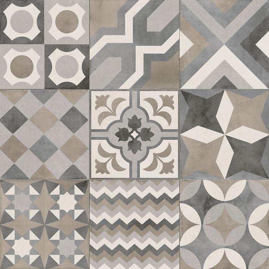 Dlažba Rivet White 60/60 TAU