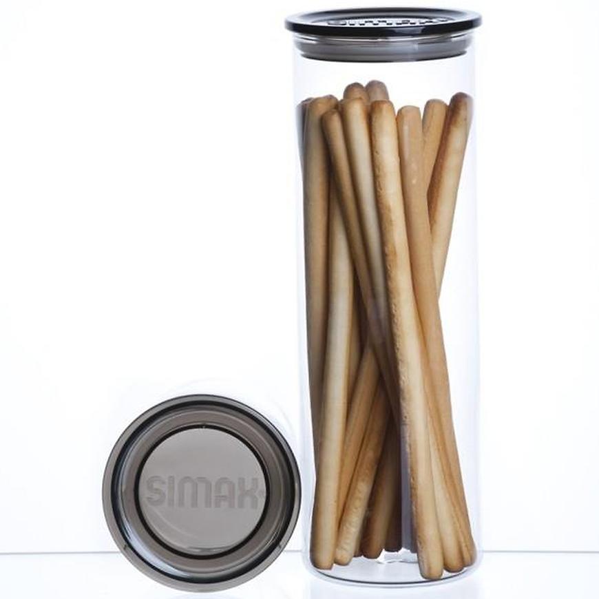 Dóza 1800 ml pokl. černá 5132/l Simax BAUMAX