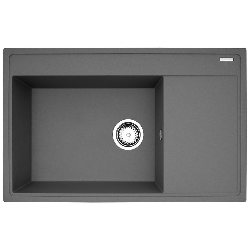 Dřez granitový Camea 790x500x210 Beton PYRAMIS