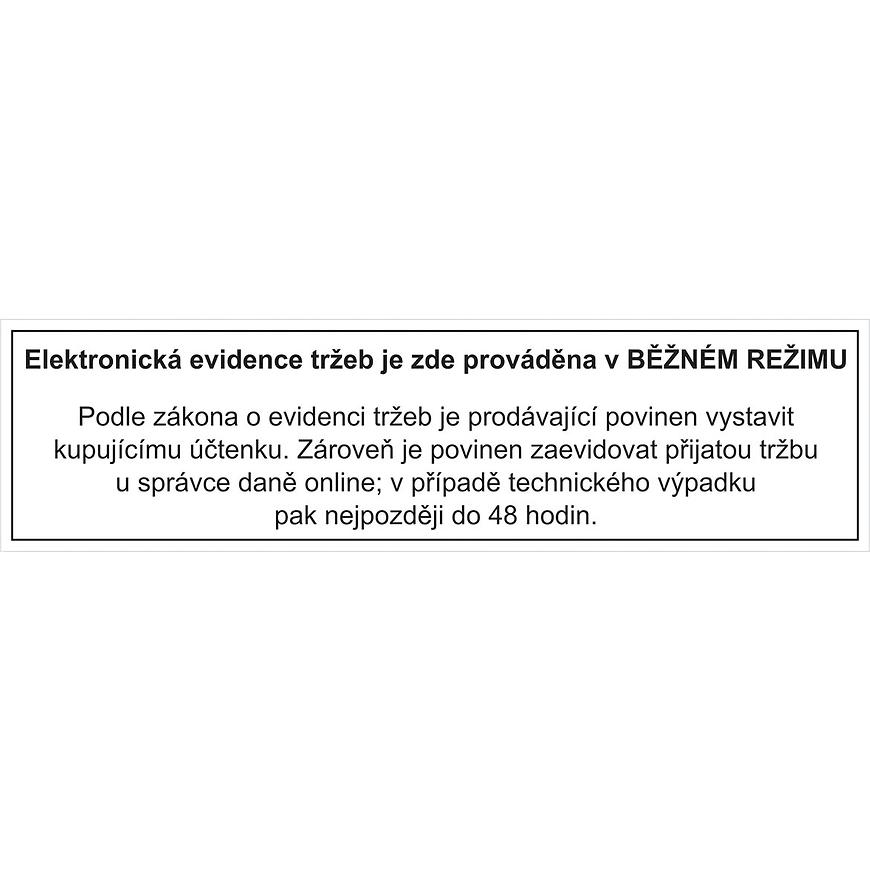 Elektronická evidence tržeb - běžný BAUMAX
