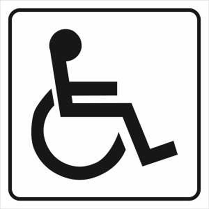 Fólie transparentní – WC invalida BAUMAX