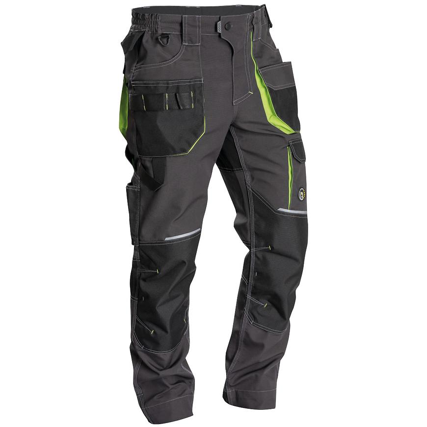 Greendale kalhoty antracit/limetka 62 CERVA