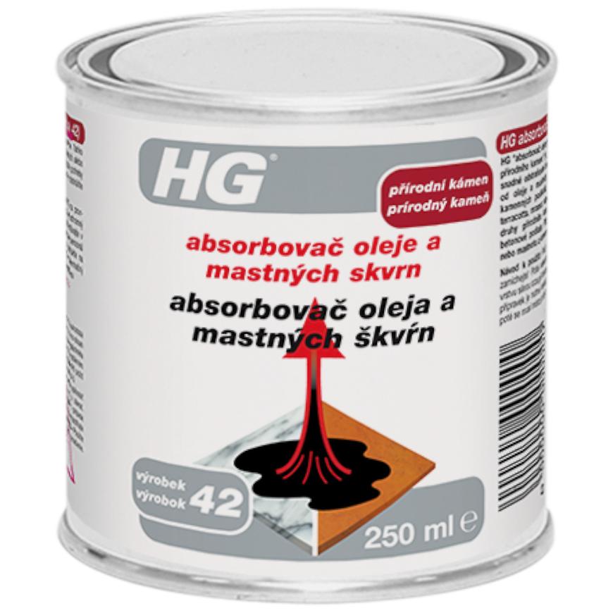 HG absorbovač olejových a mastných skvrn 250ml HG