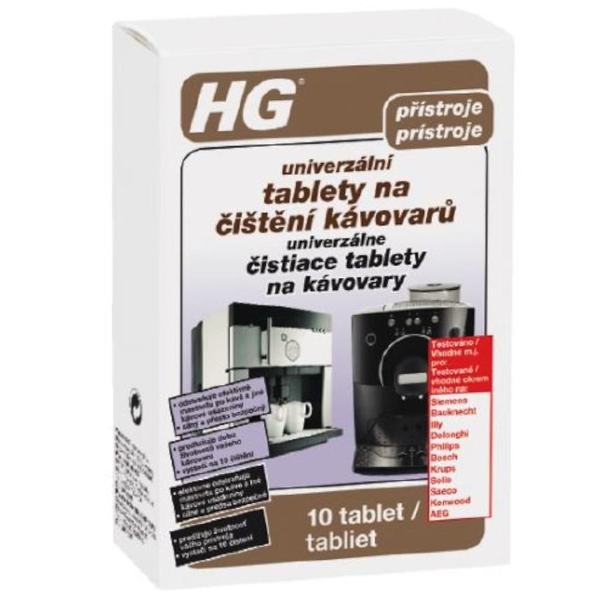 HG univerzální tablety na čištění kávovarů HG