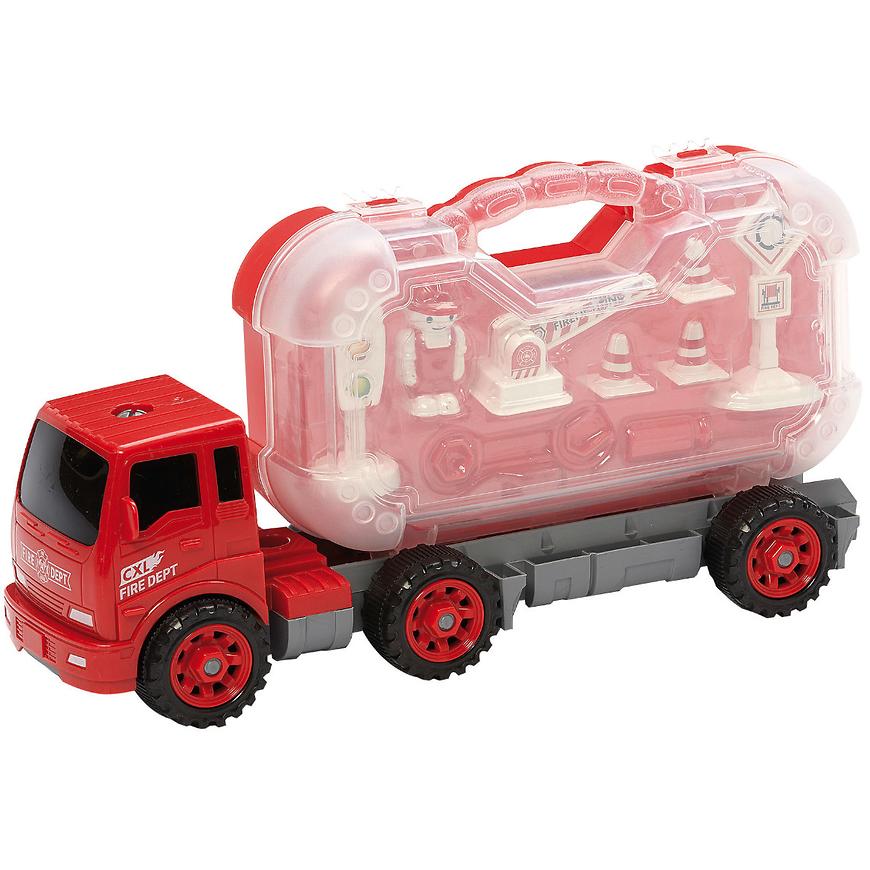 Hasičské auto na sestavení/ náklaďák DIY BAUMAX