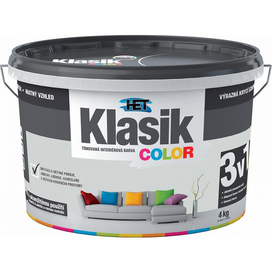 Het Klasik Color 0117 šedý platinový 4kg HET