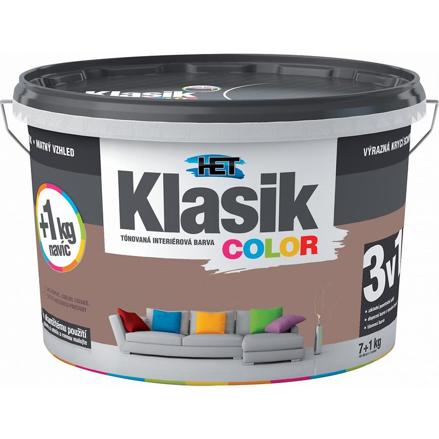 Het Klasik Color 0297 hnědý nugátový 7+1kg HET