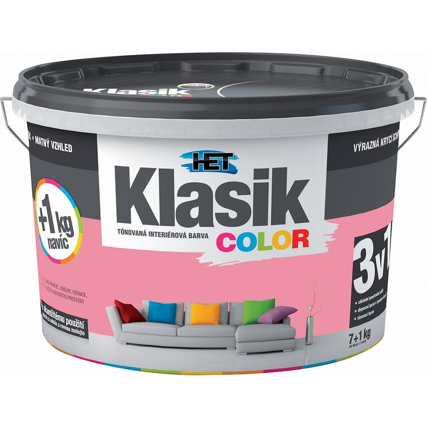 Het Klasik Color 0837 růžový 7+1kg HET