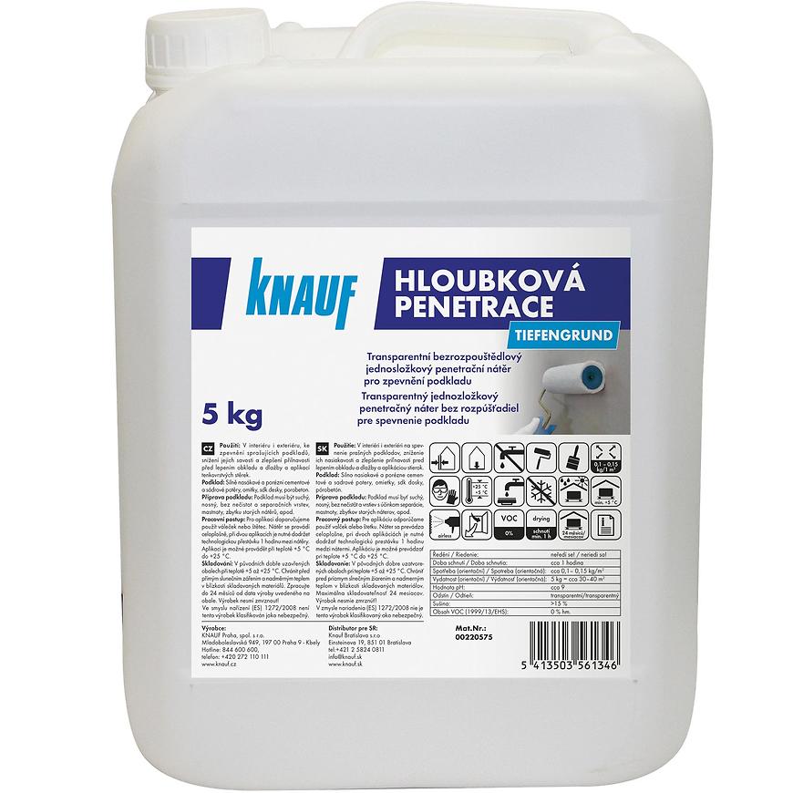 Hloubková penetrace TIEFENGRUND 5 l Knauf
